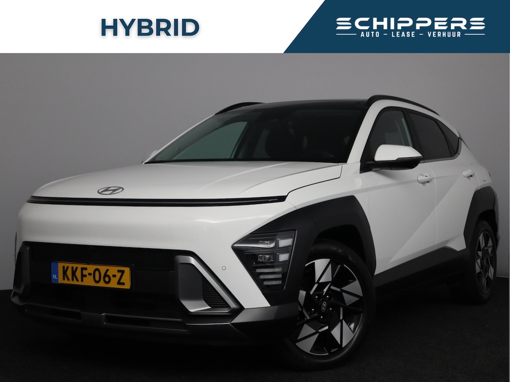 Hyundai Kona 1.6 GDI HEV Premium Sky | Glazen panoramadak | Navigatie | Leder