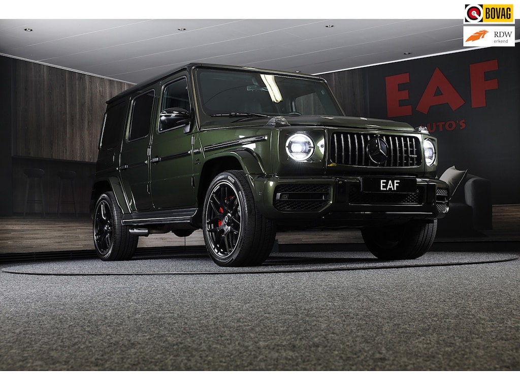 Mercedes-Benz G-klasse 63 Manufaktur / Olijf Groen / Carbon / Massage / Memory / 360 Camera / Lane Assist / BURMESTER / Open Dak