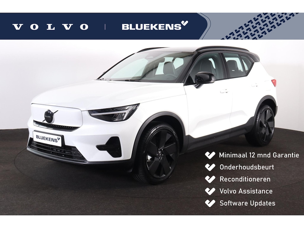 Volvo EX40 Single Motor Ext. Range Plus Black Edition IntelliSafe Assist/Surround - Parkeercamera achter - Harman/Kardon audio - Verwarmde voorstoelen, stuur & achterbank - Parkeersensoren voor & achter - Draadloze tel. lader - Warmtepomp - 20' LMV
