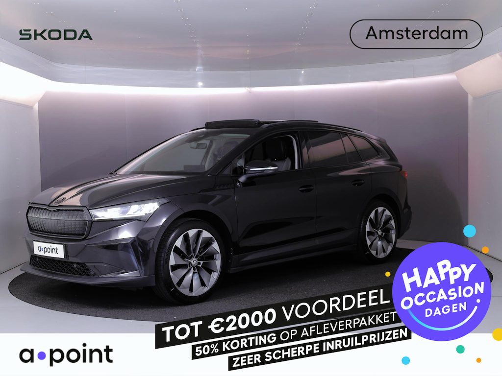 Skoda Enyaq iV 60 180 pk | Navigatie | Warmtepomp | Panoramadak | Parkeersensoren achter | Climate pakket | Apple Carplay/Android Auto |