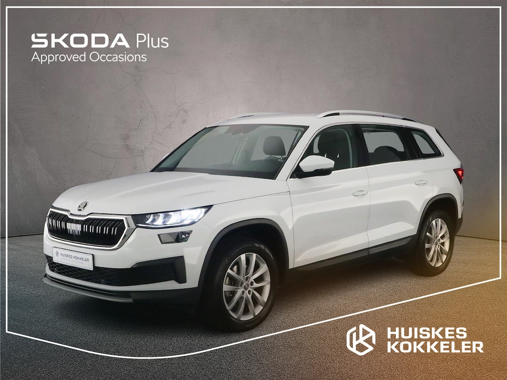 Skoda Kodiaq Business Edition 1.5 TSI 150pk Trekhaak, Cruise control, Navigatie, Achteruitrijcamera, LED koplampen, Elektrische achterklep, Parkeersensoren, Airco, DAB, Radio, App connect