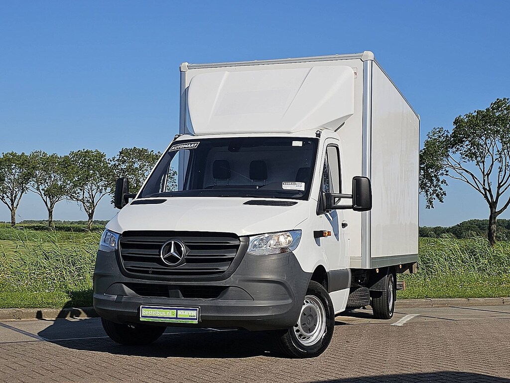 Mercedes-Benz Sprinter 314 L3 Bakwagen Laadklep Zijdeur Automaat Lat om Lat Betimmering Airco 3 Zits Euro6 143 PK!