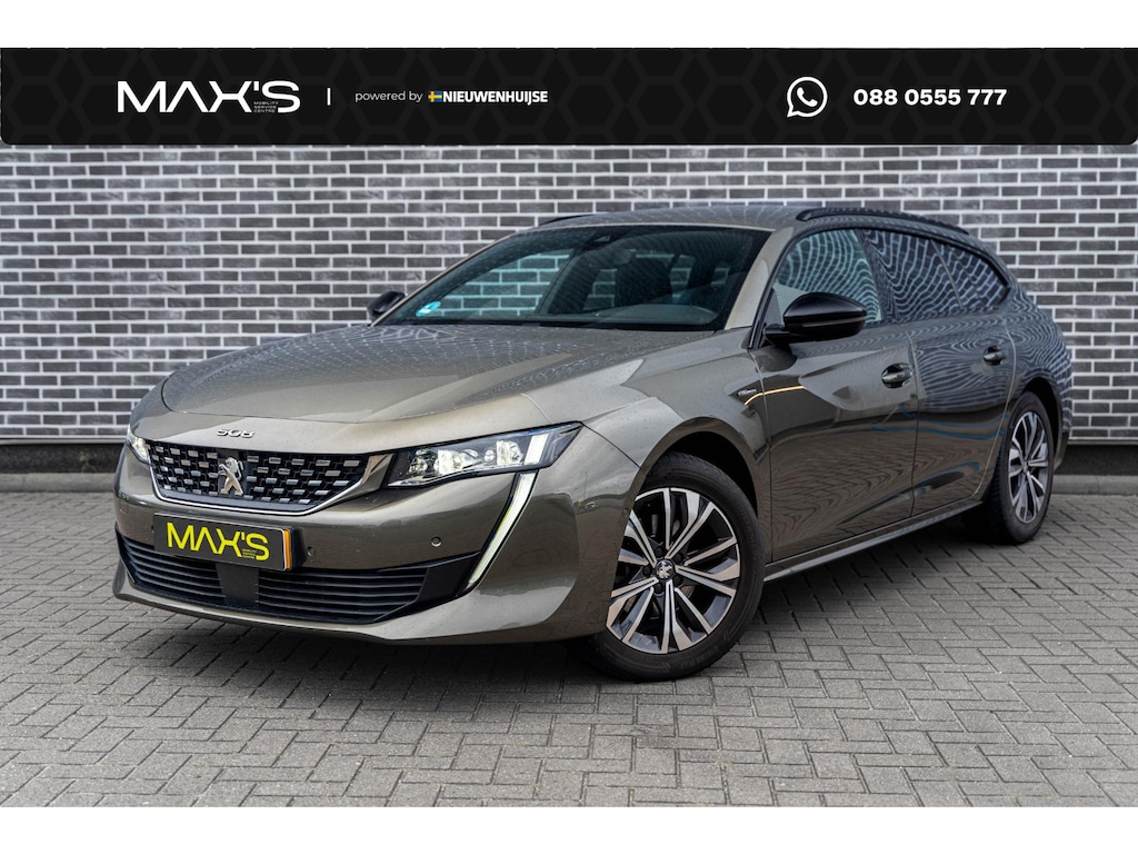 Peugeot 508 SW 1.6 PureTech GT Line Avantage | HiFi Focal Audio | LED Koplampen | Achteruitrijcamera | Parkeersensoren | Stoelverwarming | Navigatie | Apple Carplay | Android Auto | Keyless Entry | Elektrische Achterklep | Cruise Control Adaptief