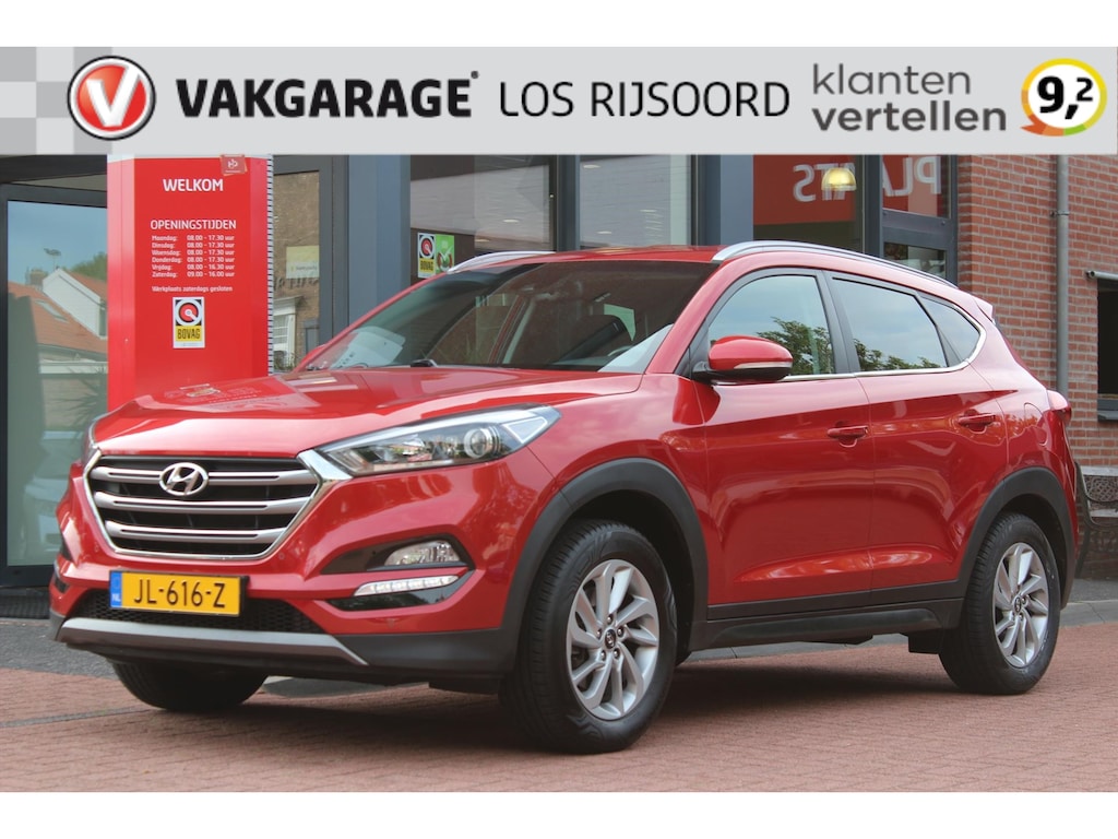 Hyundai Tucson 1.6 GDi *Comfort+* | Door ons Onderhouden | Trekhaak | Camera | Cruise & Climate Control | Stoelverwarming | Navigatie | PDC | Privacy | Bluetooth |