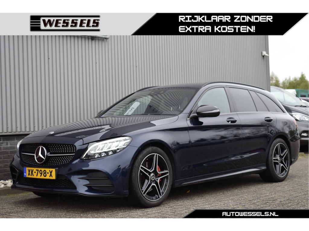 Mercedes-Benz C-klasse Estate 180 Business Solution AMG Burmeister, Camera, Stoelverwarming, Elek. achterklep, Leder