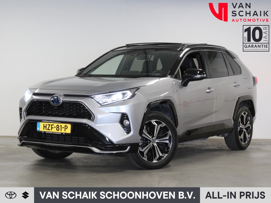 Toyota RAV4 2.5 Plug-in Hybrid AWD Bi-Tone Plus Leer Pano-/schuifdak 360camera JBL