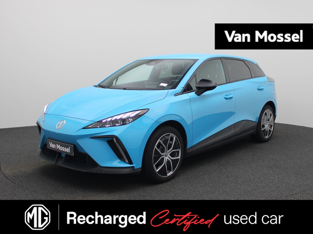 MG MG4 64 kWh Luxury | WLTP 435 | Navi | 18"LMV | ACC | ECC | Warmtepomp | 360° CAM | AppleCarplay & Android Auto | 18"LMV | Stoel+ Stuurverwarming |