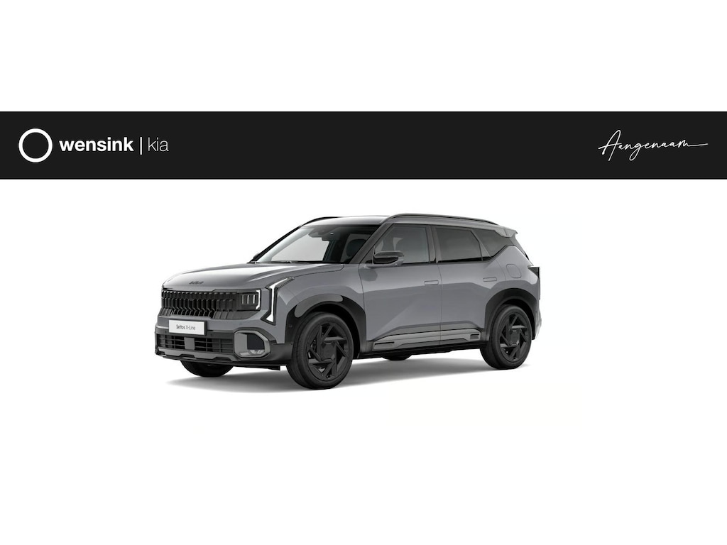 Kia Seltos 1.6 GDi DCT6 Hybrid X-line Launch Edition | Harman Kardon premium sound | Panoramisch schuif/-kanteldak | Dodehoekcamera | LED-koplampen | Auto flush deurgrepen | Elektrisch bedienbare achterklep |