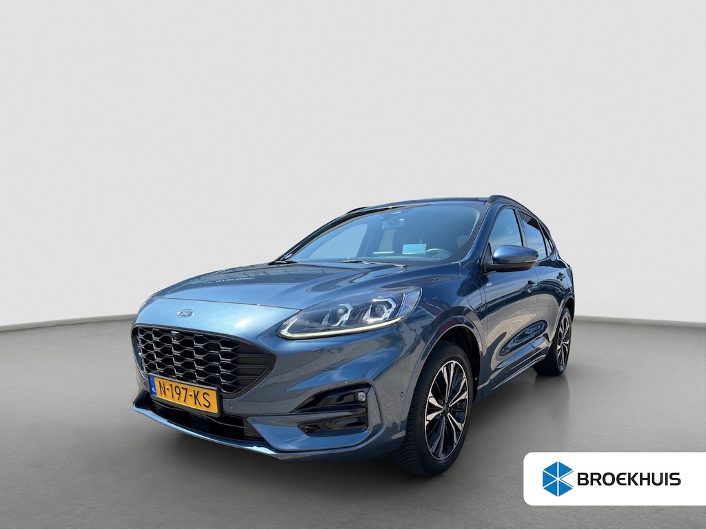 Ford Kuga 2.5 PHEV 225pk ST-Line X | 19" velgen | B&O Audio | HUD | Stoel/stuurverwarming | Handsfree achterklep | Adaptive Cruise | Carplay | Camera | Halfleder | Full-LED |