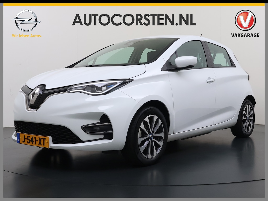 Renault Zoe R135 Zen **52kWh** Warmtepomp Eigen Accu Navi Ecc Apple Carplay/Android Auto Keyless Bluetooth Cruise Control Pdc SOH 76% Regen-Lichtsensor Led Lmv Isofix Lane Assist 1e Eigenaar Dealeronderhouden Origineel Nederlandse Auto