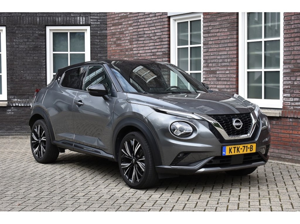 Nissan Juke 1.0 DIG-T Automaat N-Design Enigma Black Wij zijn op afspraak geopend! Graag bellen voor uw komst.