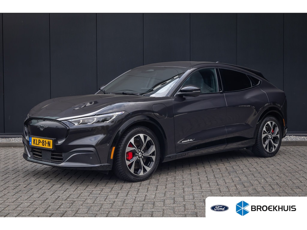 Ford Mustang Mach-E Extended First Edition AWD 98 kWh | Leder | Adaptieve cruise | Full LED | Elec. stoel incl. geheugen | Elec. achterklep| Dodehoek detectie | 360-camera | Stoel / stuurverwarming