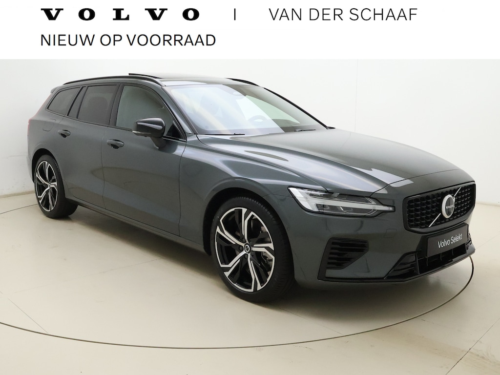Volvo V60 T6 335pk AWD Plus Dark / € 4300,- Voorraad korting / / Contourstoelen / HUD / Panorama dak / H&K audio / 360 camera /