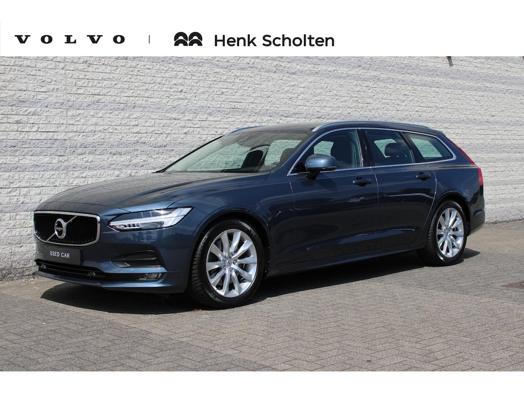 Volvo V90 2.0 T4 Momentum | Achteropkomend verkeer waarschuwing | Autonomous Emergency Braking | Bots herkenning en activatie | Cruise control adaptief | Rijstrooksensor met correctie | Achterbank verwarmd | Apple Carplay & Android Auto | Elektrisch verstelbare bestuurdersstoel met geheugen | Navigatiesysteem full map + hard disk | Stuurwiel verwarmd