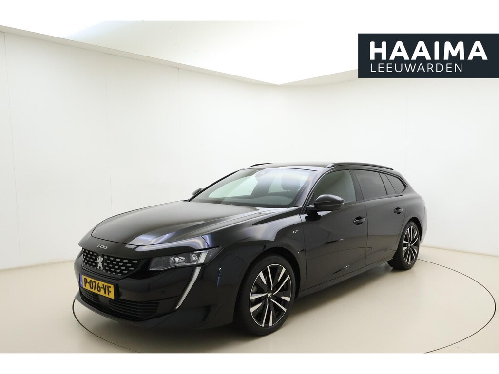 Peugeot 508 SW 1.2 PureTech GT | Achteruitrijcamera | Parkeersensoren | Full-map Navigatie | Climate control | Adaptive Cruise control | Stuurbediening | Inklapbare trekhaak | Parkeersensoren voor/achter | Verwarmde voorstoelen | Dakrails | Keyless entry | Lane-keeping system