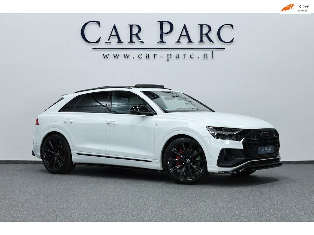 Audi Q8 55 TFSI e quattro 3x S-line BTW/MAXTON/LED/VIRTUAL/SFEER/PANO/B&O/HALF LEDER+S.VERWARMING/23" LMV/CAM/ACC/12 MDN GARANTIE!