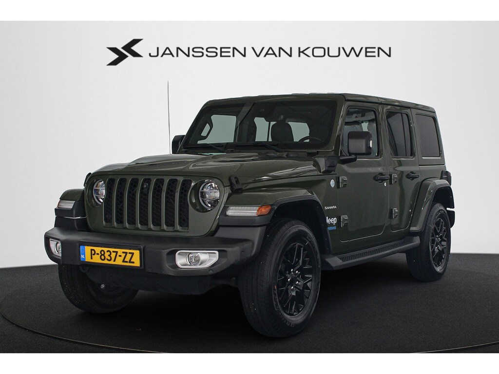 Jeep Wrangler Unlimited 4xe 380 Sahara NL Auto Leder Stoel-Stuurverwarming