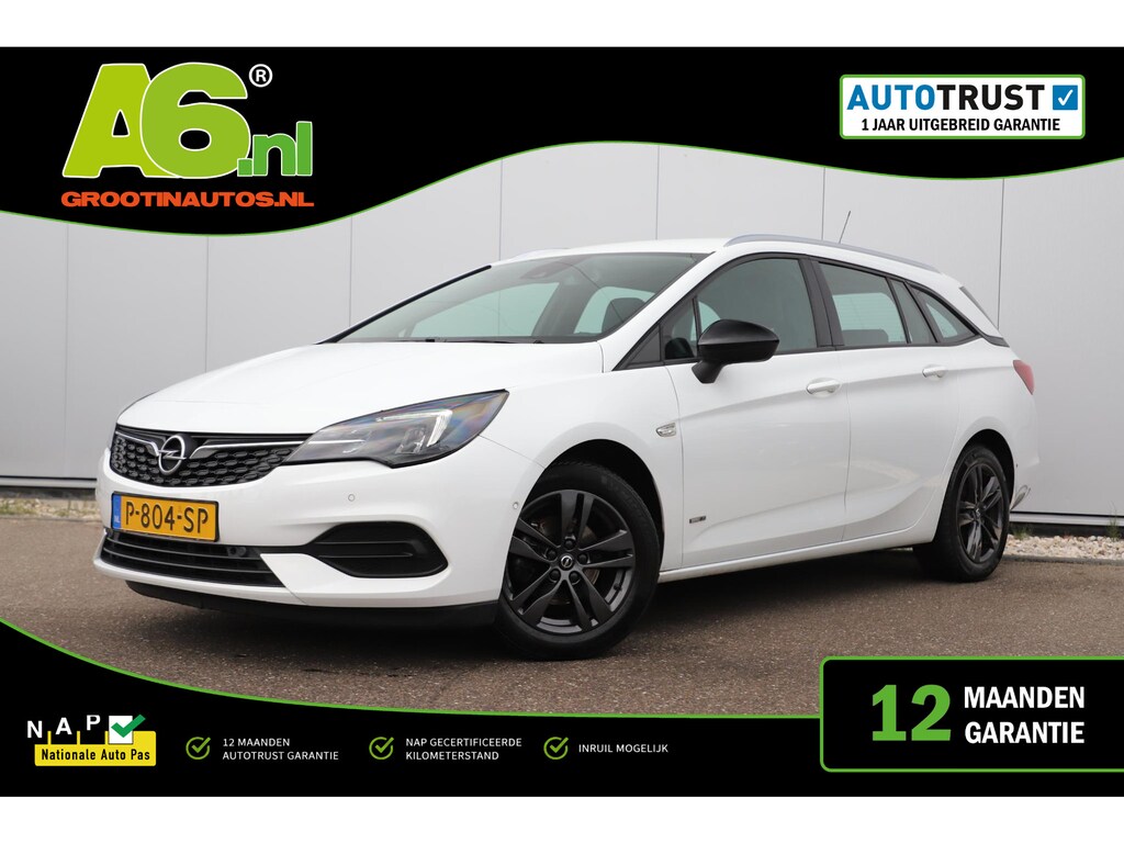 Opel Astra Sports Tourer 1.2 Design & Tech 110PK Navigatie Achteruitrijcamera Clima Cruise 16 inch LMV Rijstrooksensor