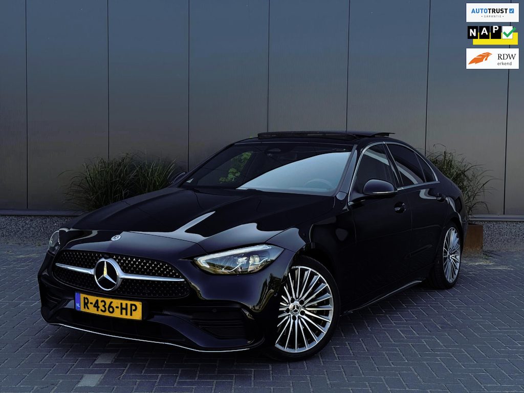 Mercedes-Benz C-klasse 180 AMG Line ORG NL|PANO|NAVI|LEDER|LED|SFEER|CAMERA|CLIMATE CONTROL