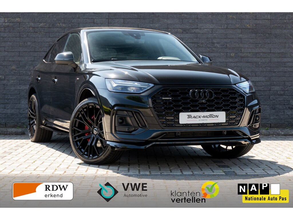 Audi Q5 Sportback 55 TFSI e S edition Black & Black