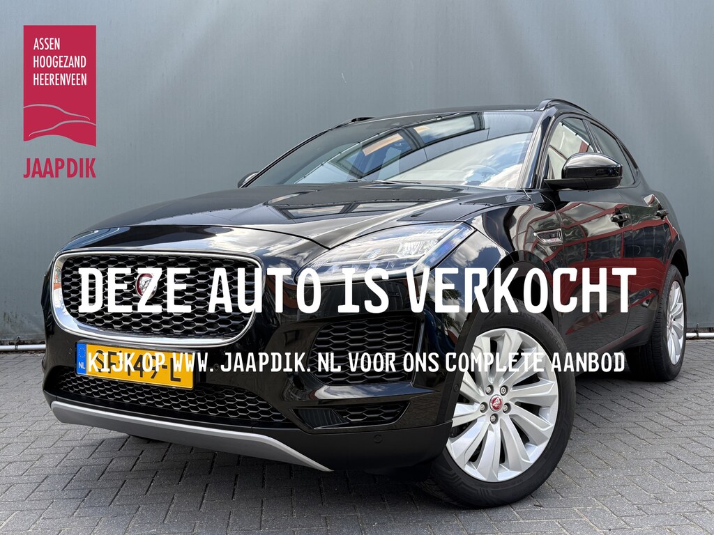 Jaguar E-Pace BWJ 2018 2.0 249 PK P250 AWD HSE AUTOMAAT | FULL LED | LEDER | ELEKTR. STOELEN | STOELVERW. | PANO | HEAD-UP DISPLAY | CAMERA | CARPLAY + ANDROID | NAVI | CLIMA | CRUISE | LMV | PDC