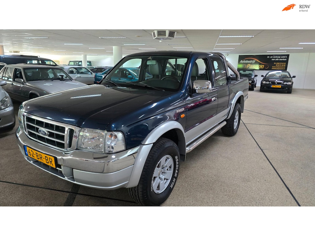 Ford Ranger 2.5 Super Cab. 84.000dkm!! Nap! 1 ste eigenaar!!! Grijs kenteken nieuwe Apk!!Airco