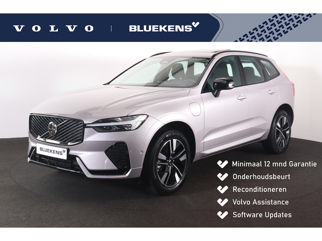 Volvo XC60 T6 Recharge AWD Plus Dark - Panorama/schuifdak - IntelliSafe Assist & Surround - 360º Camera - Harman/Kardon audio - Verwarmde voorstoelen, stuur & achterbank - Parkeersensoren voor & achter - Elektr. bedienb. voorstoelen met geheugen - Head up display - Draadloze tel. lader - Inklapbare trekhaak - 19' LMV