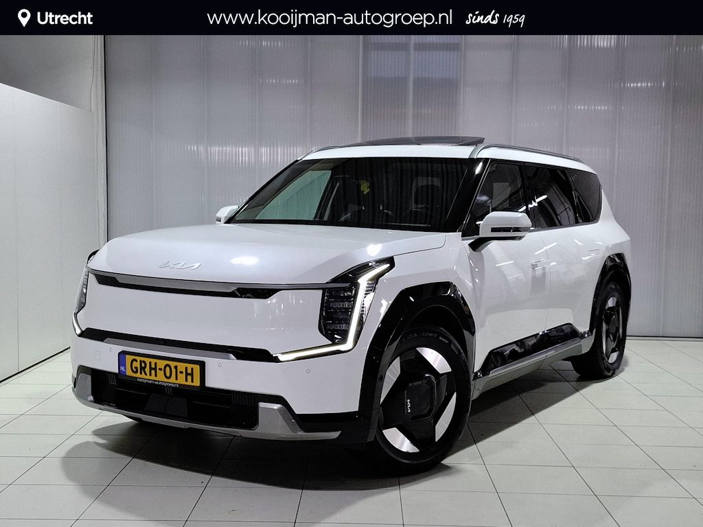 Kia EV9 Plus AWD 99.8 kWh Trekhaak, 2500 kilo trekgewicht, Schuif kanteldak, Stoel verkoeling, stoel verwarming.