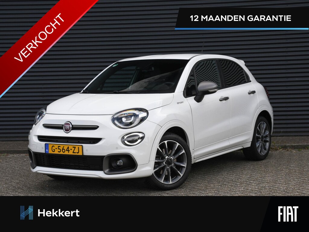 Fiat 500X Sport 1.3 GSE 150pk Automaat origineel NL auto ADAP. CRUISE | LEDER | 18''LM | CAMERA | DODE HOEK | STOELVERWARMING