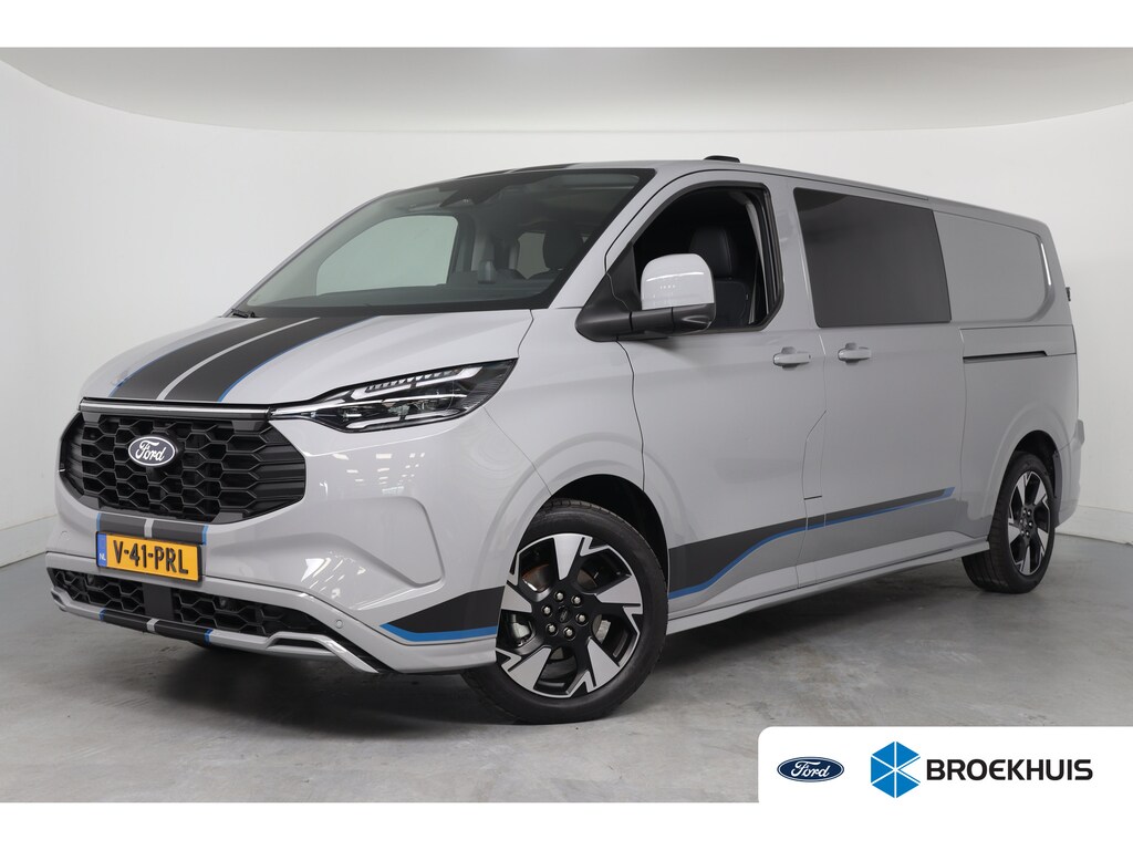 Ford Transit Custom 320 2.5 PHEV L2H1 Sport DC | Trekhaak | 360* Camera | Adaptieve Cruise Control | Stoel & Stuurverwarming | Navigatie | Dodehoek |