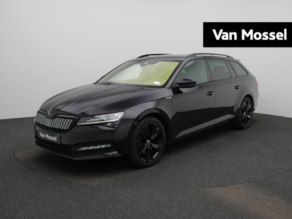 Skoda Superb Combi 1.4 TSI iV Sportline Business | TREKHAAK | BLACK OPTIC | STUURVERWARMING | STOELVERWARMING | 360 CAMERA | MEMORY STOELEN | ADAPTIVE CRUIECONTROL | ELEKTRISCHE ACHTERKLEP |