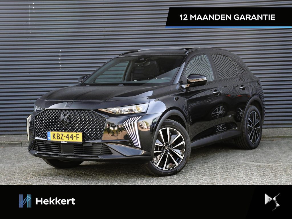 DS 7 Performance Line+ PHEV 1.6 E-Tense 225pk Automaat PANO-DAK | ADAP. CRUISE | STOELVERWARMING | 19''LM | DODE HOEK | KEYLESS ENTRY
