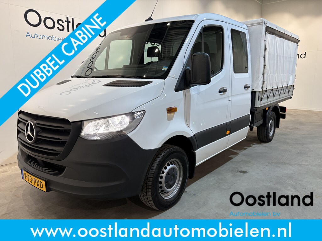 Mercedes-Benz Sprinter 317 1.9 CDI L2 RWD DC Open Laadbak met Huif en schuifzeilen / Airco / Cruise / Mbux / Trekhaak