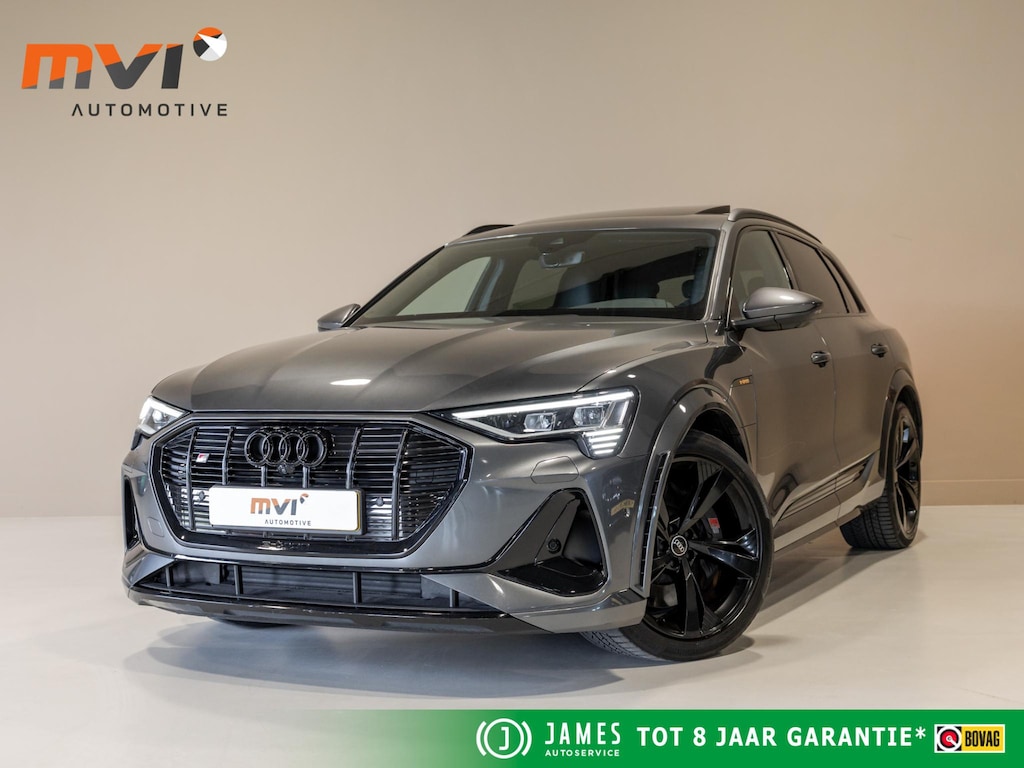 Audi E-tron S quattro 95 kWh SOH 89% / 503pk / NAP / Panorama dak / Rondomzicht camera / Kuipstoelen /