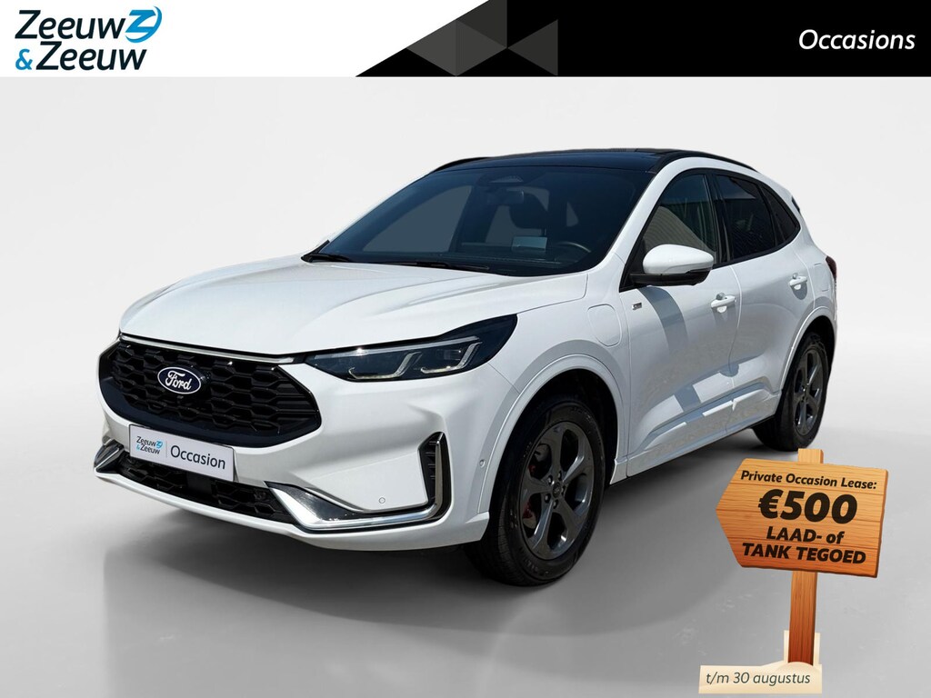 Ford Kuga 2.5 PHEV ST-Line X | Automaat | Pano dak | HUD | Elektr. uitklapbare trekhaak | Adapt. Cruise control | BLIS | Parkeersensoren voor en achter | 360 graden camera | Elektr. achterklep | B&O audio | Navigatie | Apple carplay & Android auto | Fabrieksgarantie |