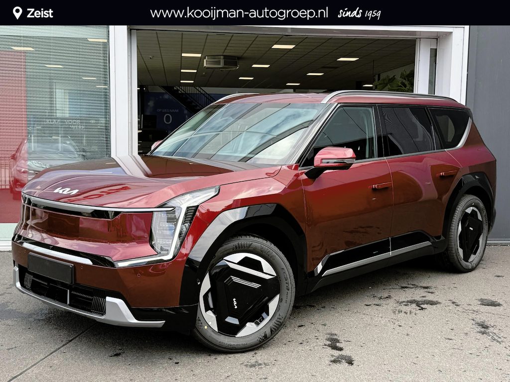 Kia EV9 Plus Advanced 99.8 kWh | Rijklaarprijs is incl. inruilpremie | Direct leverbaar | 360 graden camera | Elektrische stoelen | Lederen bekleding | HUD