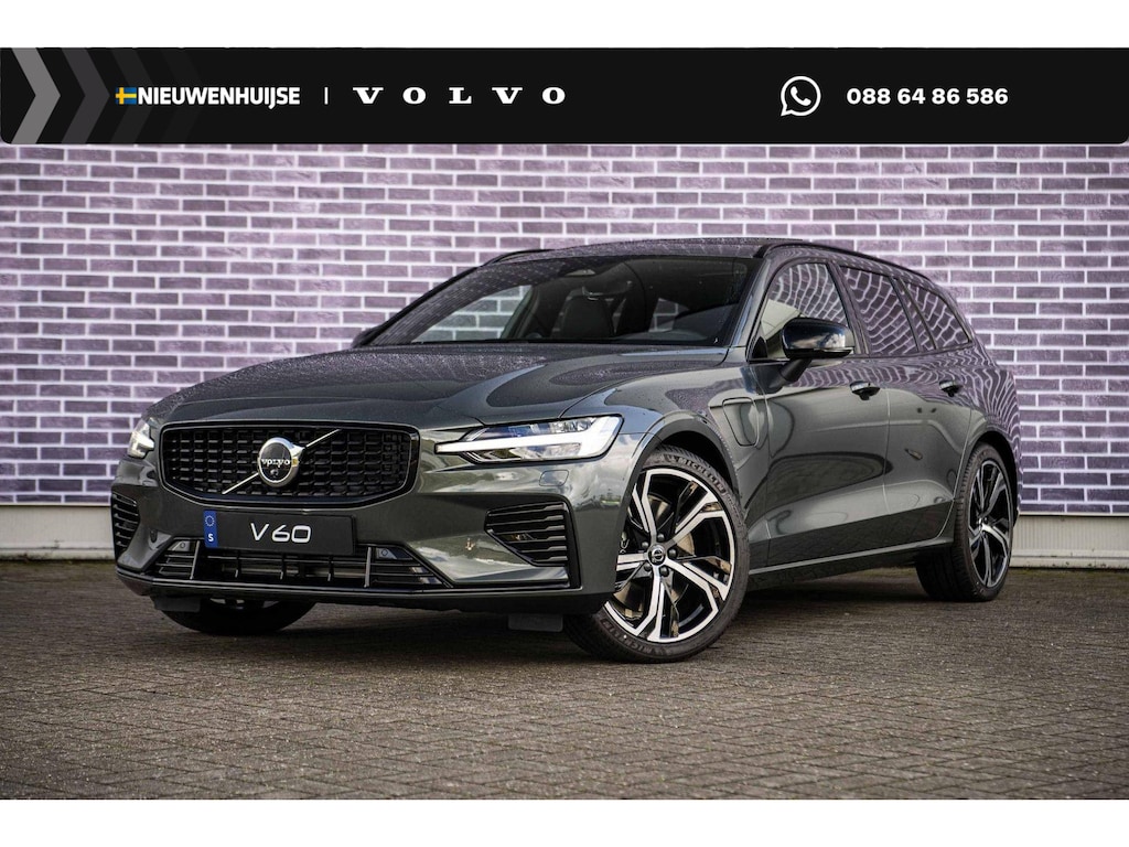 Volvo V60 2.0 T6 Plug-in hybrid AWD Ultra Dark | Panoramadak | Head Up Display | Donker Glas | Sportstoelen | Power Seats | Harman Kardon |