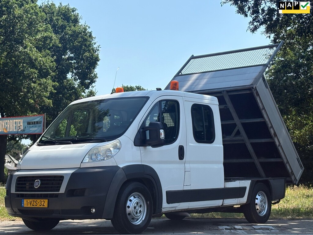 Fiat Ducato FIAT |Kipper|kieper|CNG|NAP|airco|5 zitplaatsen|bluetooth|parkeersensoren achter|trekhaak|elektrisch pakket