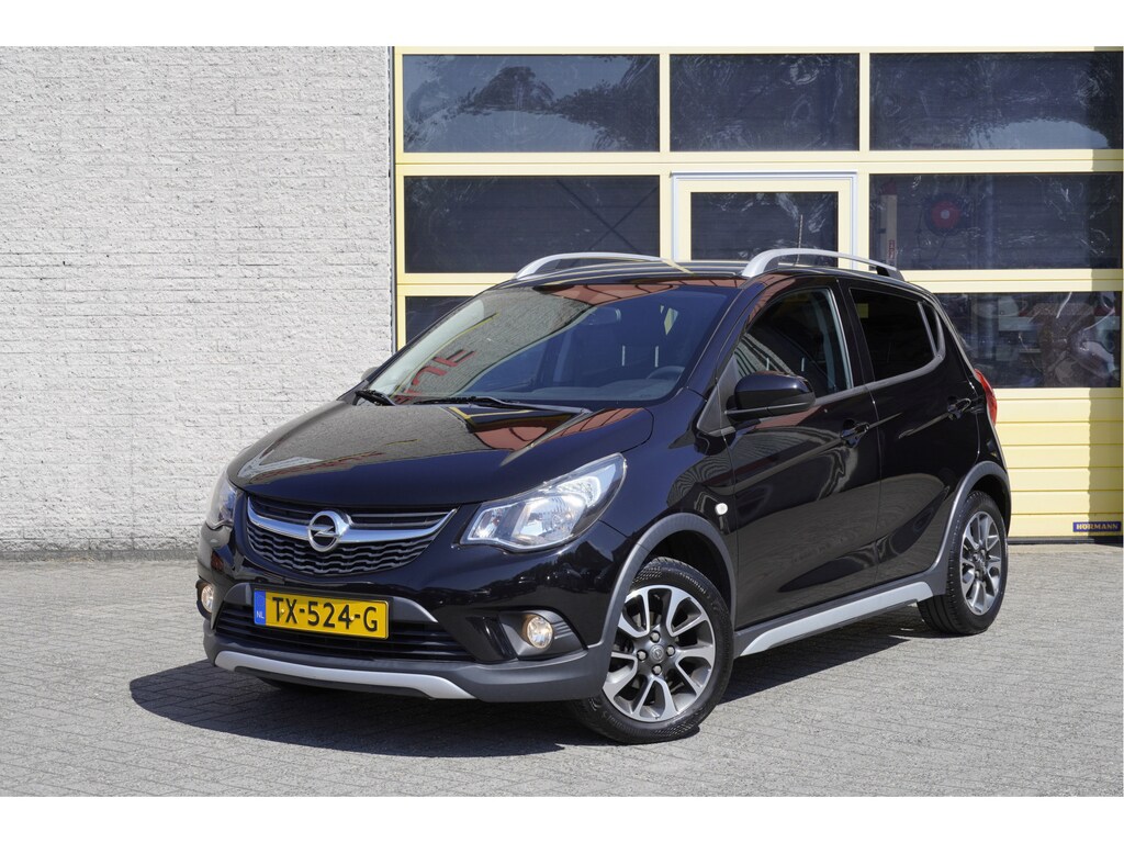 Opel Karl 1.0 5drs Rocks Online Edition BJ2018 Lmv 15" | Led | Pdc | Side-skirts | App-Connect | Navi | Airco | Cruise control | Extra getint glas
