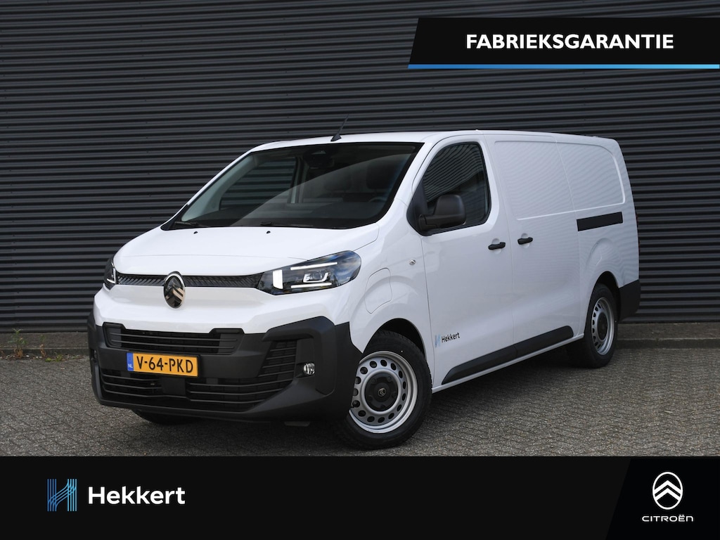 Citroën E-Jumpy L3 75kWh 136pk Automaat DAB | NAVI | CAMERA | STOELVERWARMING | APPLE CARPLAY | STUURVERWARMING | CRUISE