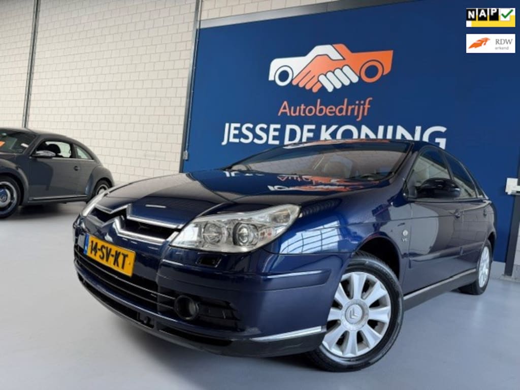 Citroën C5 3.0 V6 Exclusive automaat / bj.2006 / kleur: blauw / leder/climate/cruise/ sportvelgen/ APK tot 03/2027 /NAP 244712 km.