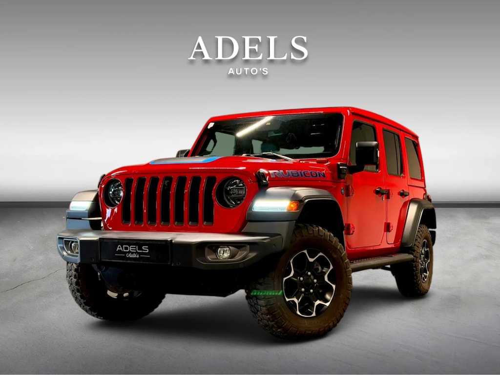 Jeep Wrangler Unlimited 4xe 380 Rubicon Sky One Touch Softtop Keyless Camera Acc Trekhaak Dealer Onderhouden 1e Eigenaar