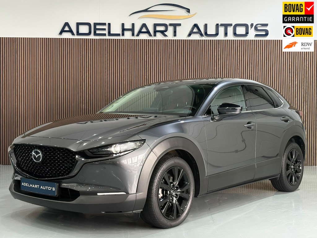 Mazda CX-30 2.0 e-SkyActiv-G M Hybrid Exclusive-line Nieuw Model Automaat / Lederen interieur / Elektrische stoelen / Navigatie