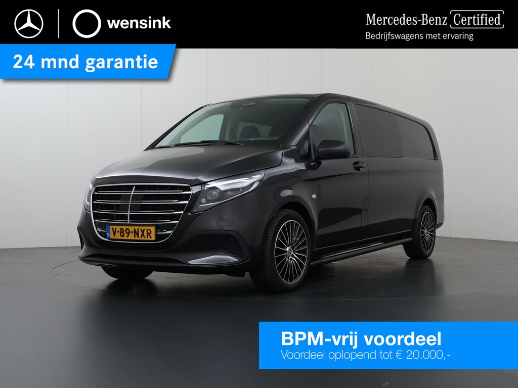 Mercedes-Benz Vito 116 CDI | Aut. | SELECT | DUBBELE CABINE | 6-ZITS | STOELVERWARMING | 6-ZITS | PARKEERCAMERA | NAVIGATIE | TREKHAAK | LM VELGEN | CERTIFIED