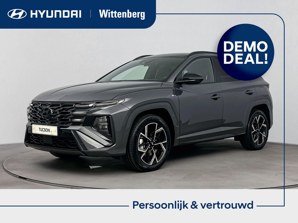 Hyundai Tucson 1.6 T-GDI HEV N Line Sky | Panoramadak | Stoelverwarming en verkoeling | 19 inch Lichtmetalen velgen |