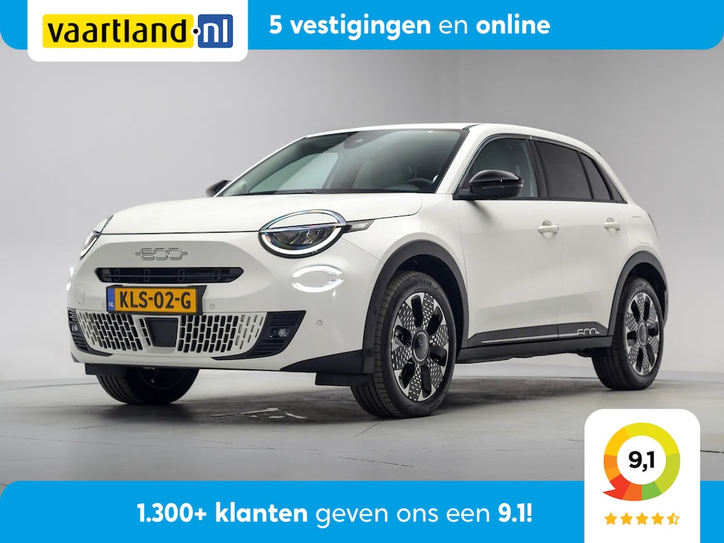 Fiat 600 1.2 Hybrid la Prima [ Navi Apple / Android Massage Stoelen Leder met stoelverwarming ]