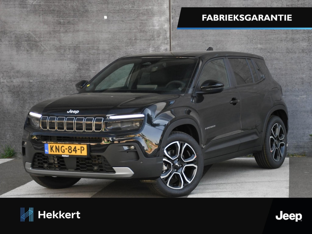 Jeep Avenger Summit 1.2 e-Hybrid 110pk Automaat STOELVERWARMING | ELEK. ACHTERKLEP | ADAP. CRUISE | CAMERA | DAB | USB