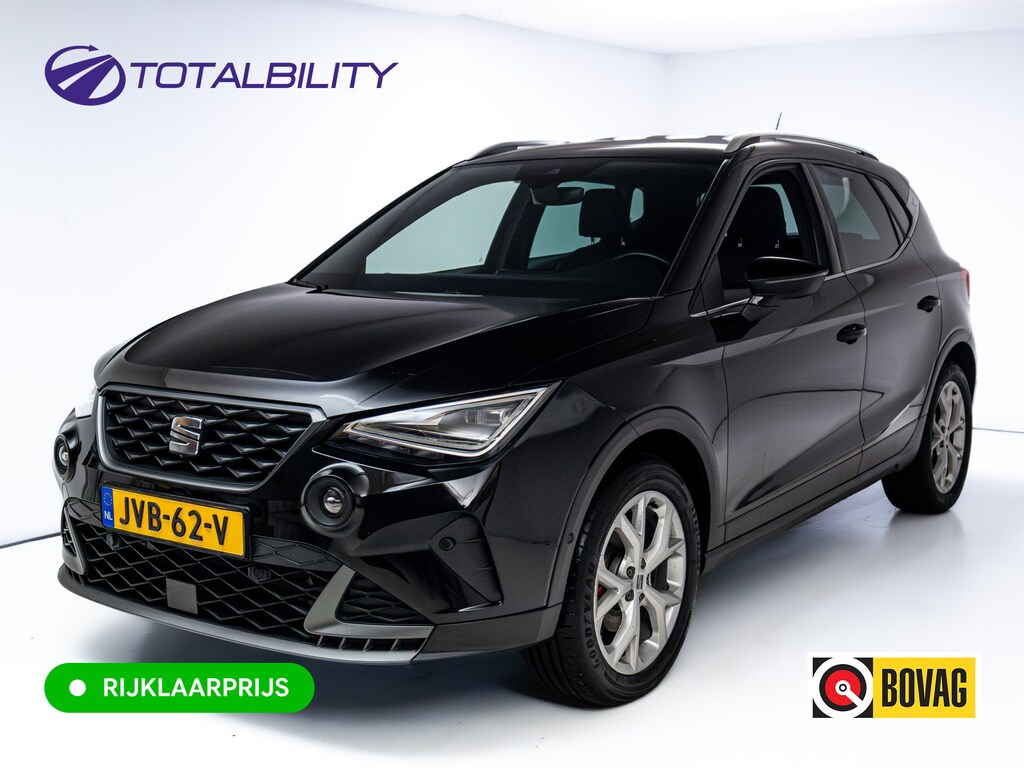 SEAT Arona 1.5 TSI FR 150PK Automaat Travel-assist | Camera | Adaptive cruise | Climate-control Digi dash, PDC V+A, Navigatie, App-connect, Sfeerverlichting
