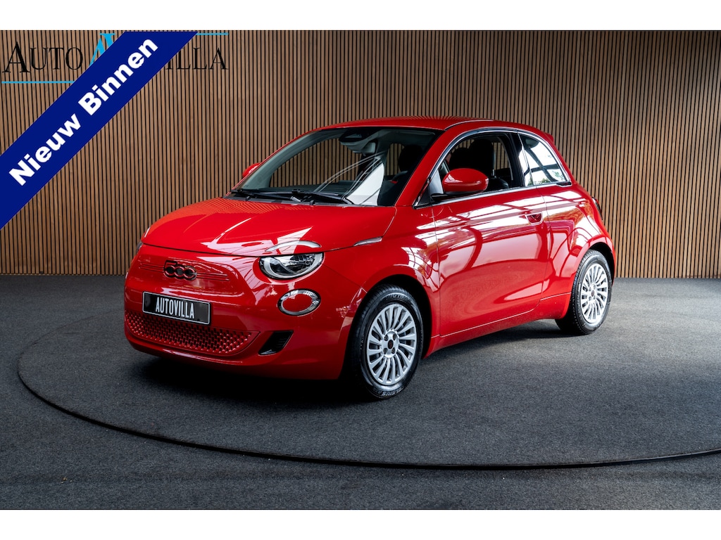 Fiat 500 24 kWh Navi Airco Stoelverwarming Cruise C. 3-Fase LED Carplay BTW auto SOH: 93,8%