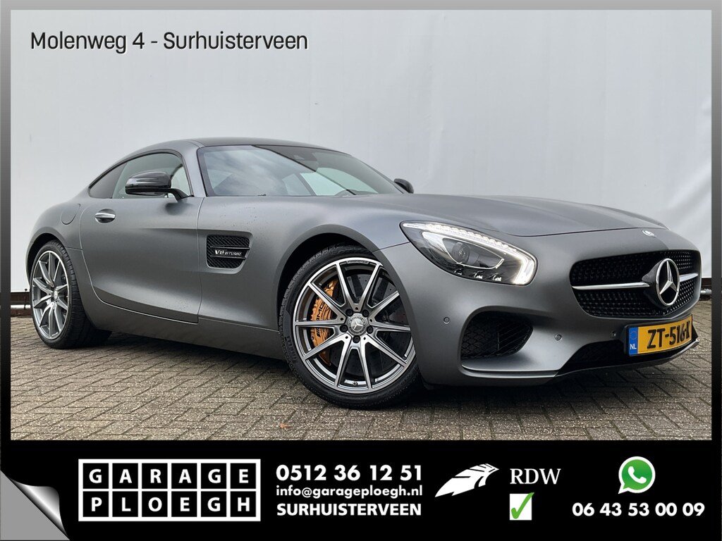 Mercedes-Benz AMG-GT 4.0 S TURBO 510pk Pano Ceramic Burmester Memory Frozen-Gre